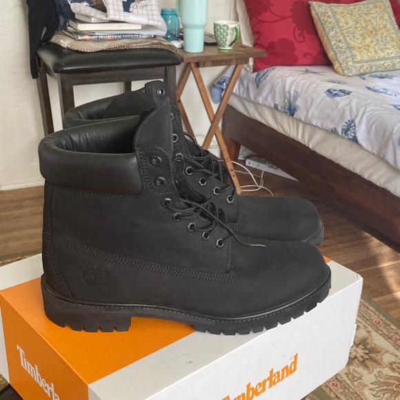 Timberland Other - Timberland Premium Black Leather Boots 6inch